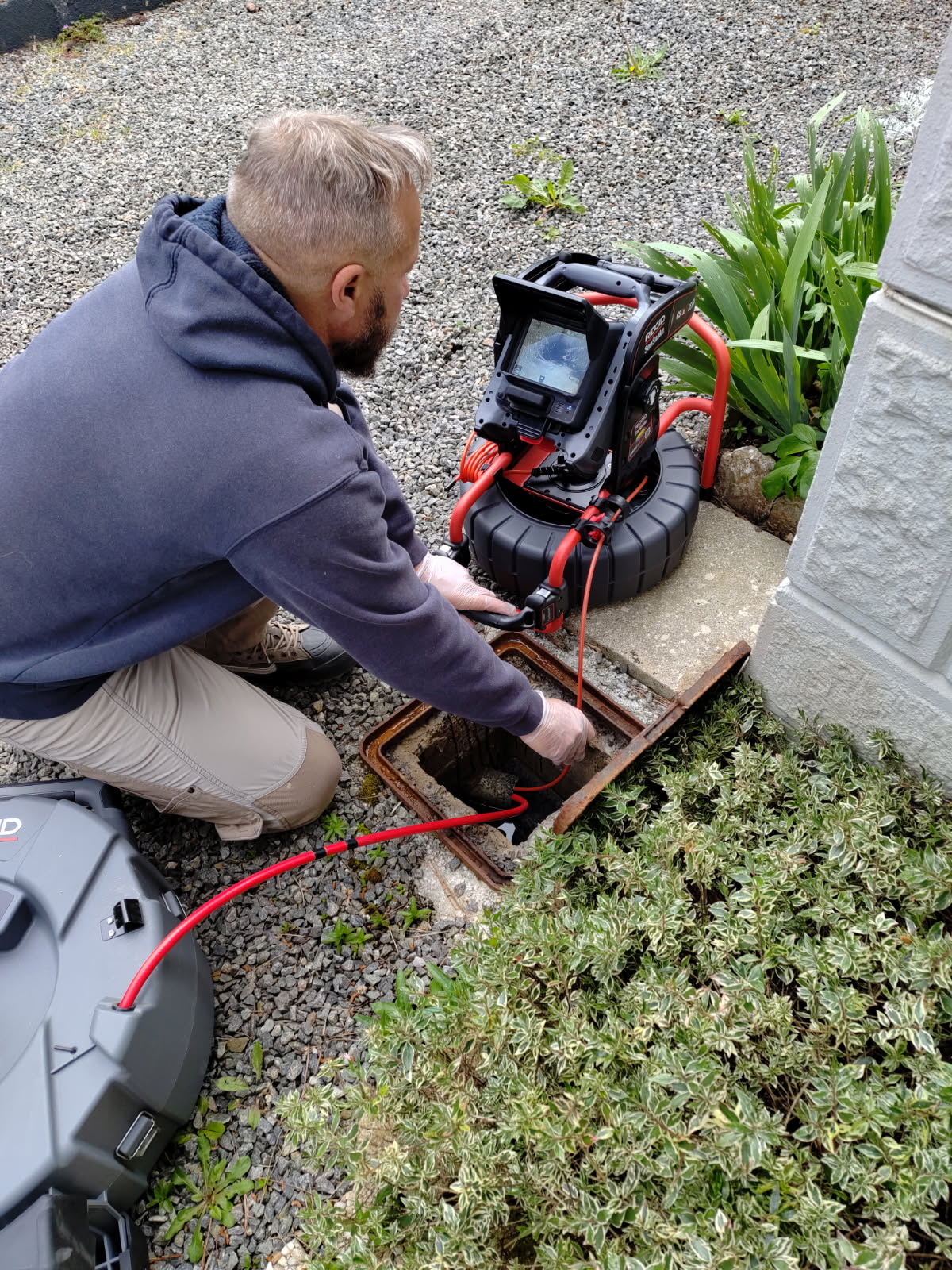 Remplacement de canalisation ancienne par des tuyaux PVC