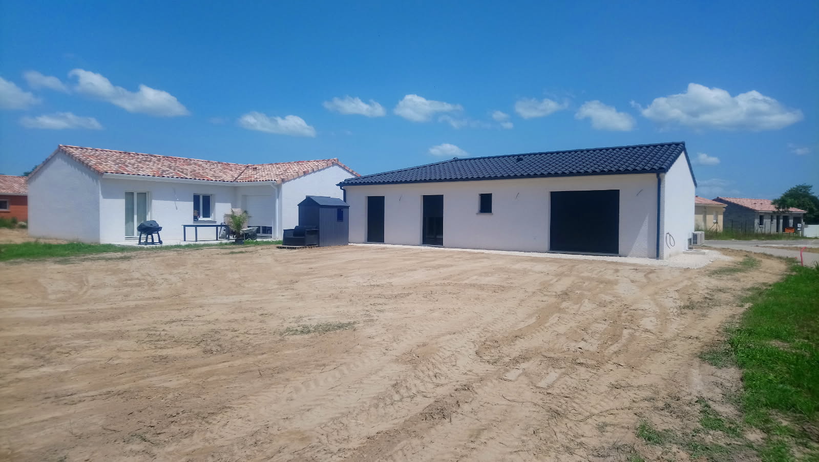 Évacuation des eaux pluviales débouchée par jet haute pression