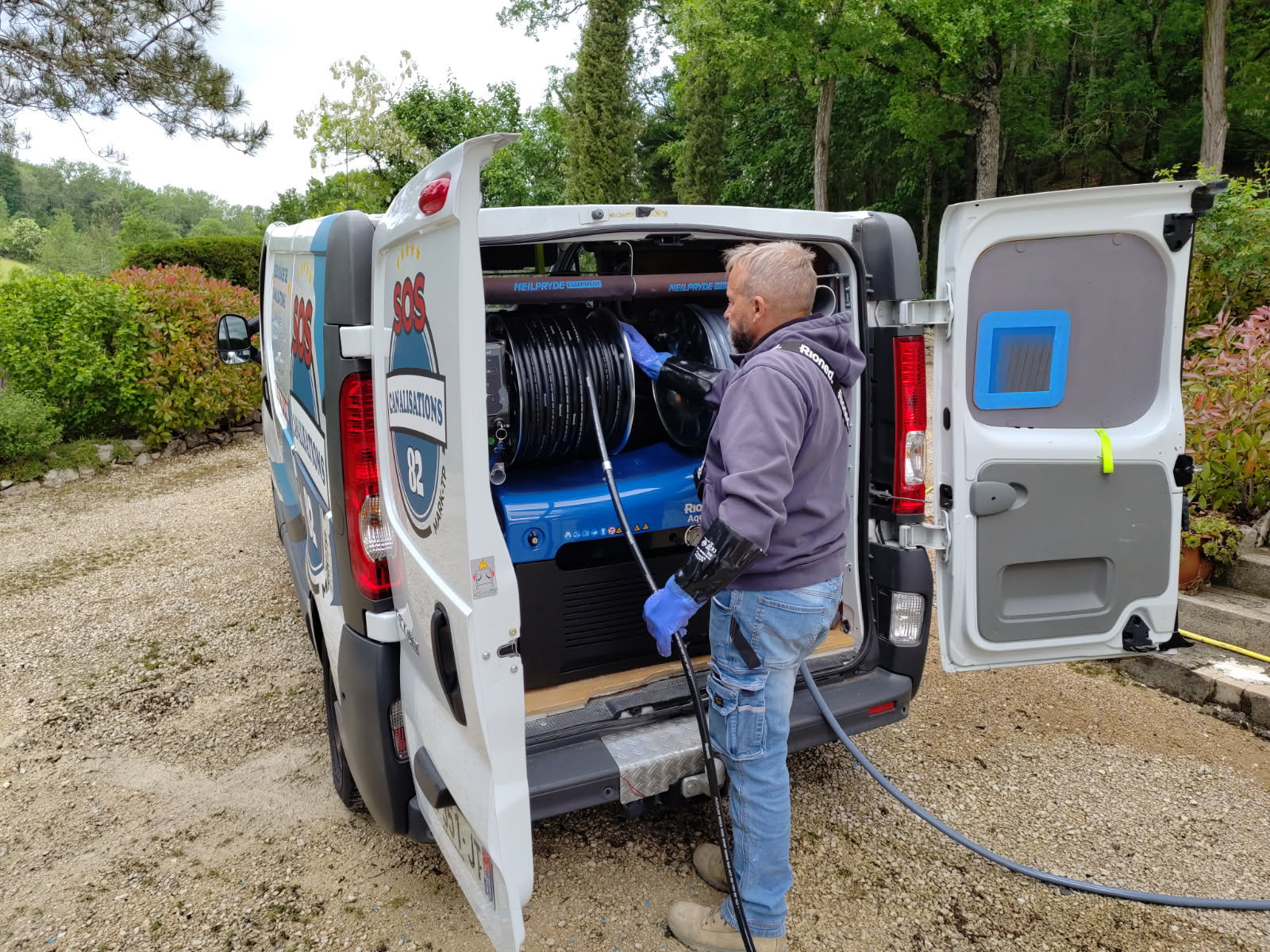Inspection caméra dans les canalisations à Castelsarrasin